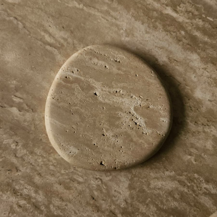 Travertine Coasters - Set of 2