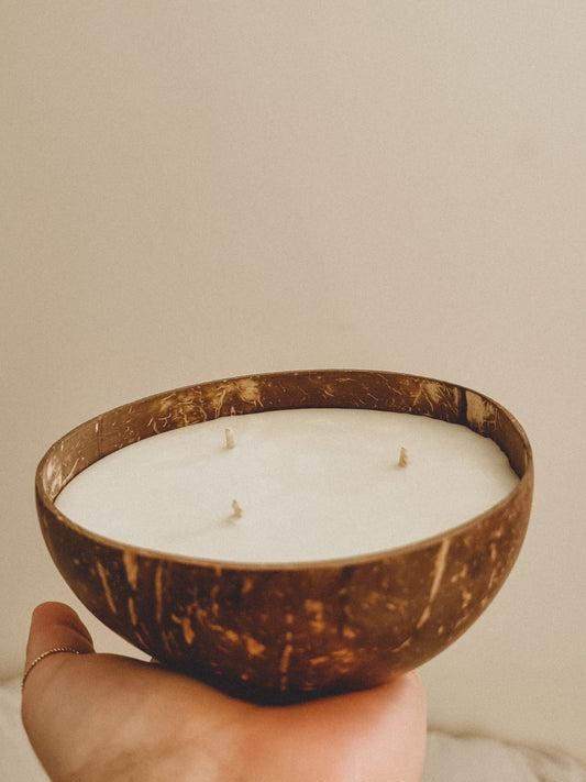 Handcrafted Small Batch Soy Candles - Coconut Shell